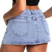 Women’s Low Rise Denim Mini Skirt