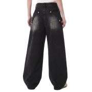 Women’s Y2K Style Loose Fit Denim Long Pants