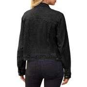 Women’s Slim Fit Button Front Western Denim Jacket