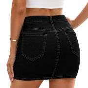 Women’s Y2K Low Rise Denim Mini Skirt