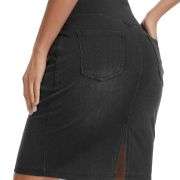 Women’s High Waisted Slim Fit Bodycon Denim Skirt