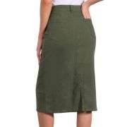 Women’s High Waisted Midi Denim Skirt