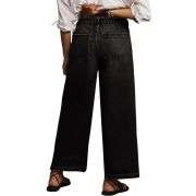 Plus Size Women’s High Waisted Wide Leg Jeans