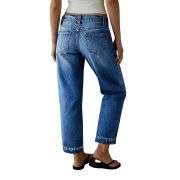 Women’s Mid Rise Straight Leg Ankle Length Jeans