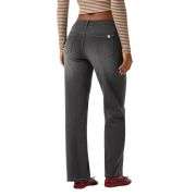 Women’s Asymmetrical Low Rise Straight Leg Jeans