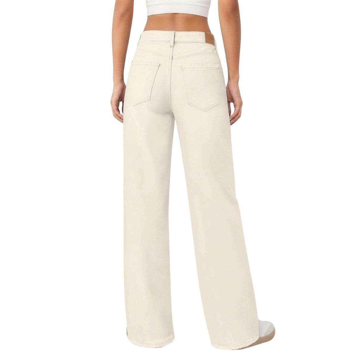 Women’s High Rise Loose Straight Wide Leg Jeans