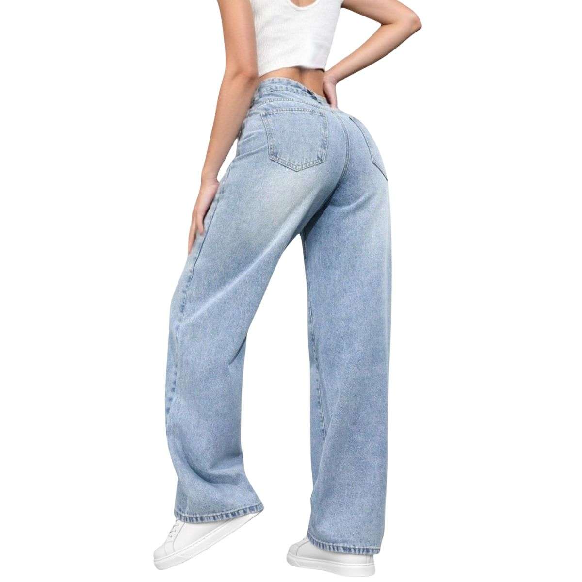 Women’s Y2K Style Wide Leg Loose Baggy Jeans