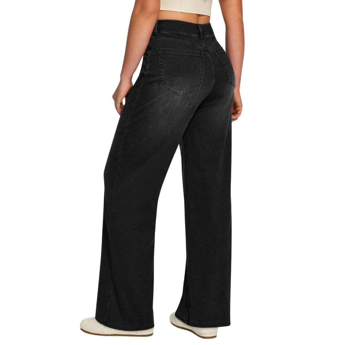 Women’s High Rise Stretch Wide Leg Jeans