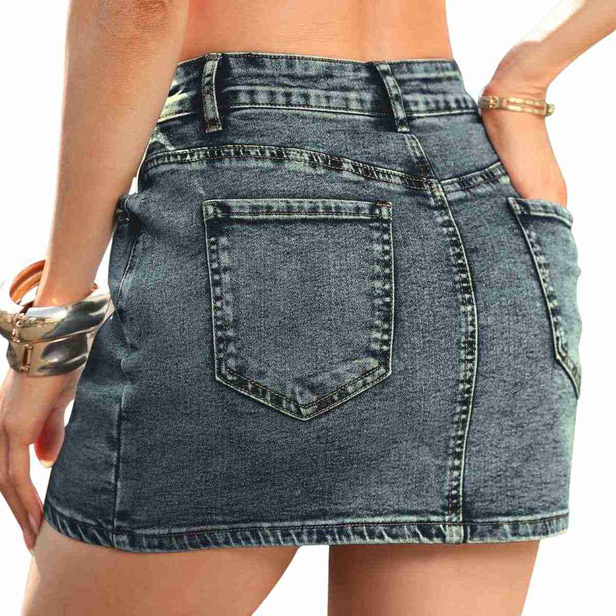 Women’s Classic Denim Mini Skirt