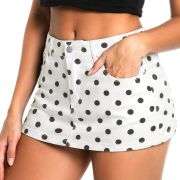 Women’s Low Rise Denim Mini Skirt
