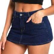 Women’s Low Rise Denim Mini Skirt