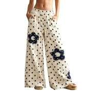 Women’s Y2K Boho Loose Wide Leg Jeans