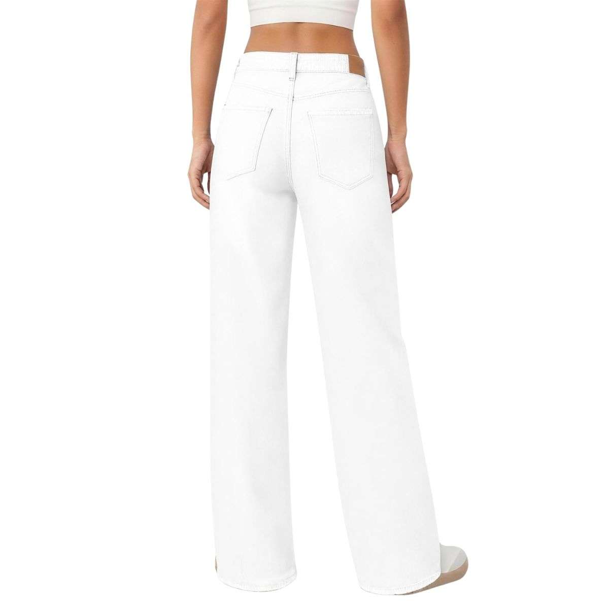 Women’s High Rise Loose Straight Wide Leg Jeans
