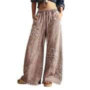 Women’s Y2K Boho Loose Wide Leg Jeans
