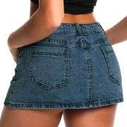 Women’s Low Rise Denim Mini Skirt
