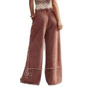 Women’s Y2K Boho Loose Wide Leg Jeans
