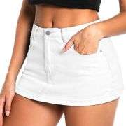 Women’s Low Rise Denim Mini Skirt