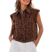 Women’s Zip Up Denim Vest