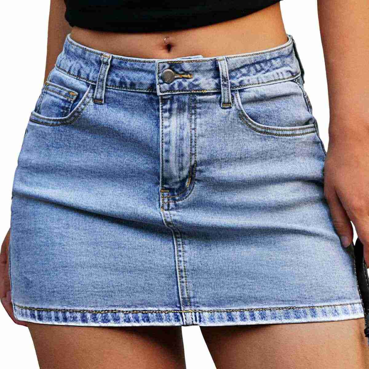 Women’s Classic Denim Mini Skirt