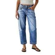 Women’s Mid Rise Straight Leg Ankle Length Jeans