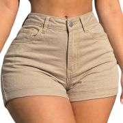 Women’s Sexy Stretchy High Waist Slim Fit Denim Shorts