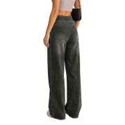 Women’s Side Stripe Stretch Wide Leg Jeans