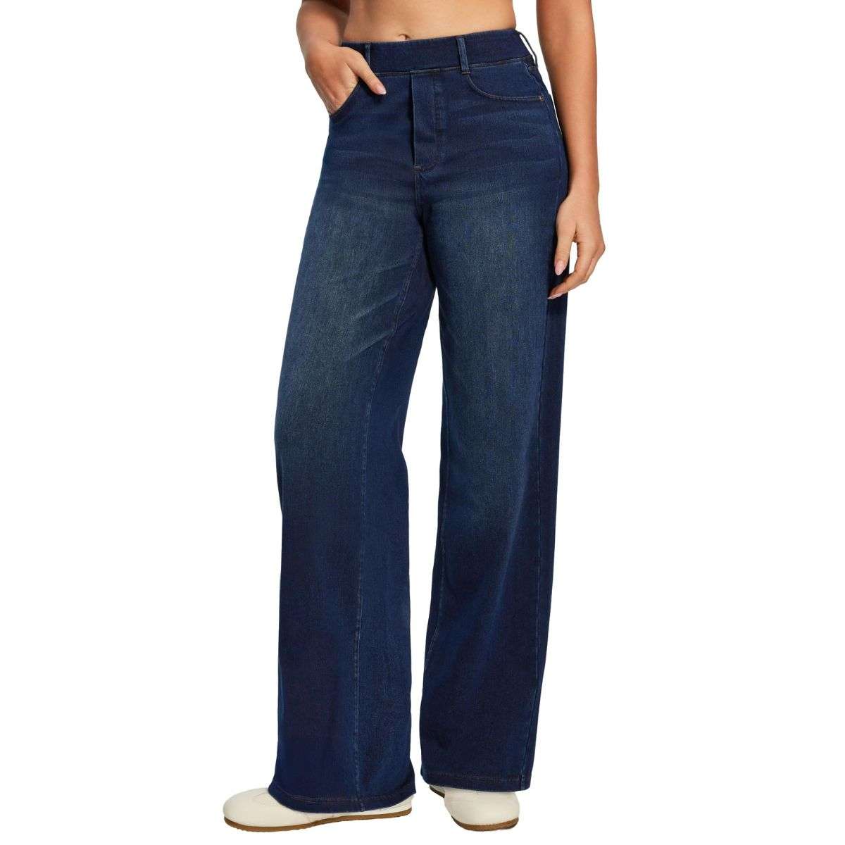 Women’s High Rise Stretch Wide Leg Jeans