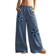 Women’s Y2K Boho Loose Wide Leg Jeans