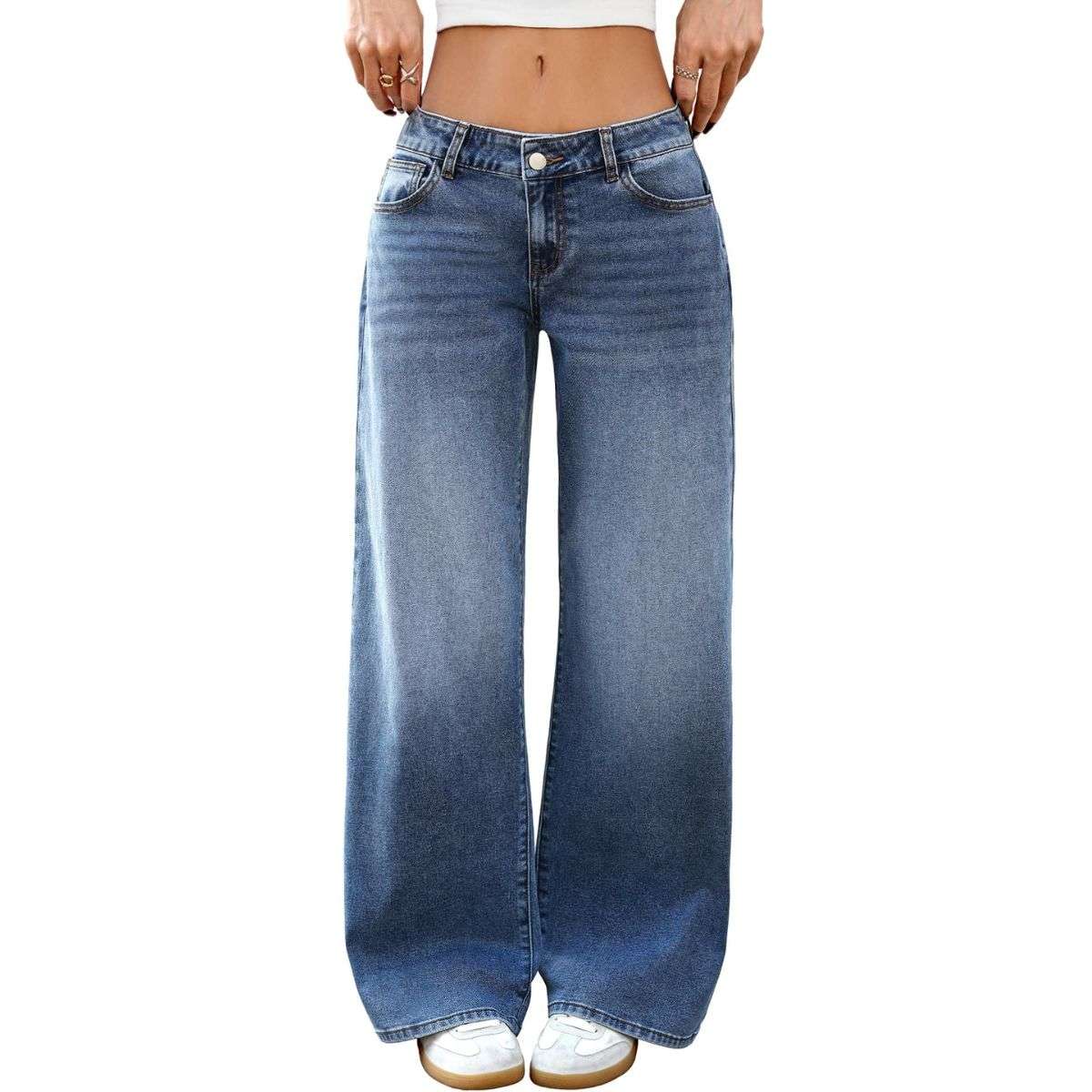 Women’s Low Rise Y2K Style Loose Denim Jeans