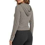 Women’s Full Zip Up Hooded Cropped Jacket with Pockets