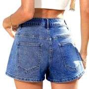 Women’s High Stretch Loose Fit Denim Shorts