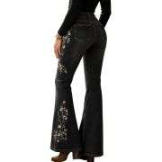Women’s Mid Rise Embroidered Vintage Flare Jeans