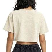 Women’s Loose Fit Acid Wash Cropped Short Sleeve T-Shirt