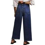 Plus Size Women’s High Waisted Wide Leg Jeans