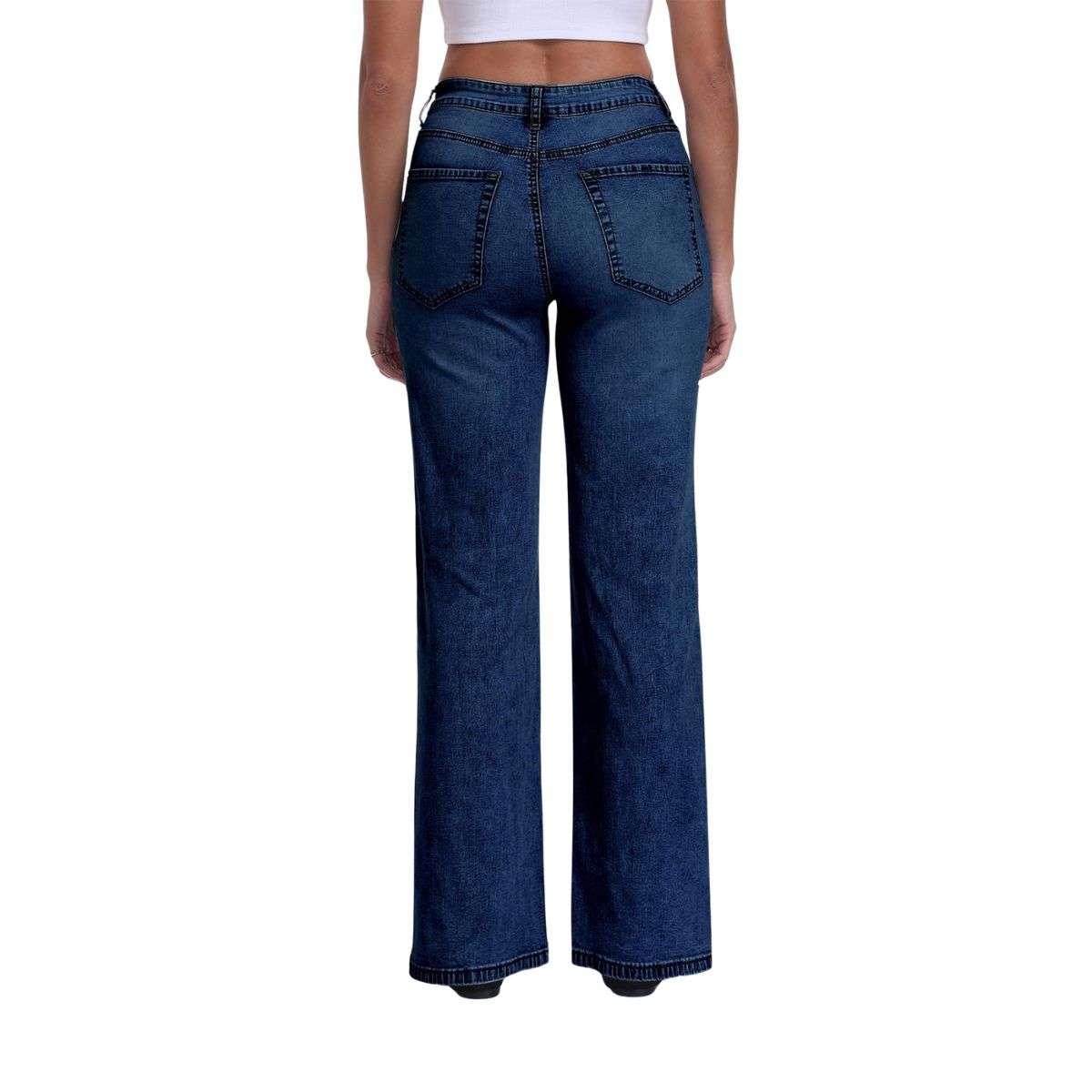 Women’s Trendy Drawstring Waist Loose Fit Jeans