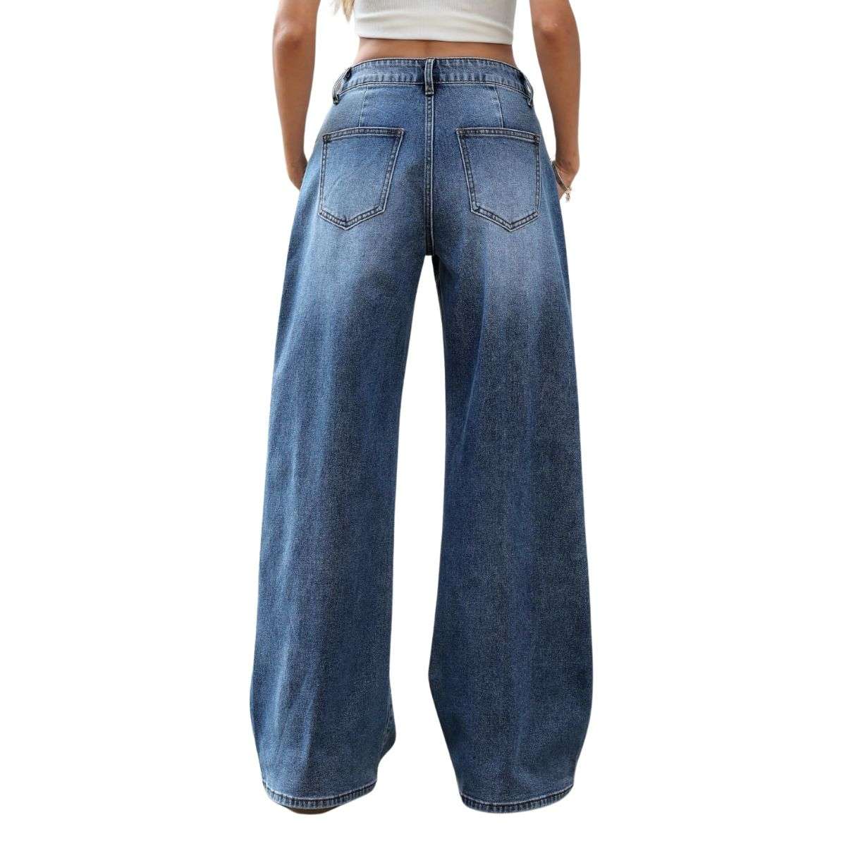 Women’s Low Rise Y2K Style Loose Denim Jeans