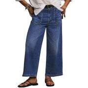 Plus Size Women’s High Waisted Wide Leg Jeans