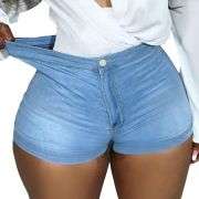 Women’s Sexy Stretchy High Waist Slim Fit Denim Shorts