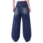 Women’s Y2K Style Loose Fit Denim Long Pants