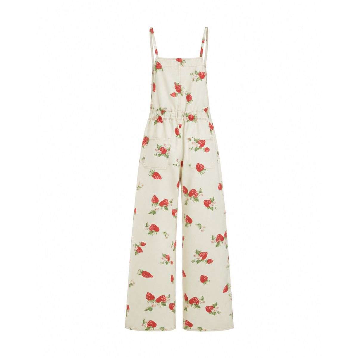 Women’s Bow Detail Adjustable Strap Denim Bib Overalls