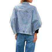 Women’s Loose Cropped Denim Jacket