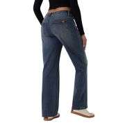 Women’s Asymmetrical Low Rise Straight Leg Jeans