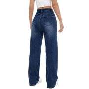 Women’s High Rise Loose Straight Wide Leg Jeans