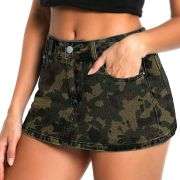 Women’s Low Rise Denim Mini Skirt