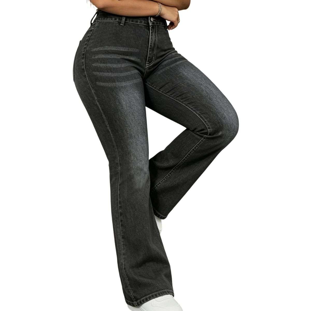 Plus Size Women’s High Waisted Bootcut Jeans