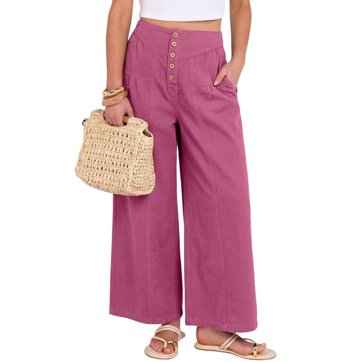 Women’s High Waisted Loose Barrel Leg Ankle Jeans