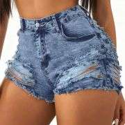 Women’s Sexy Ripped Denim Shorts