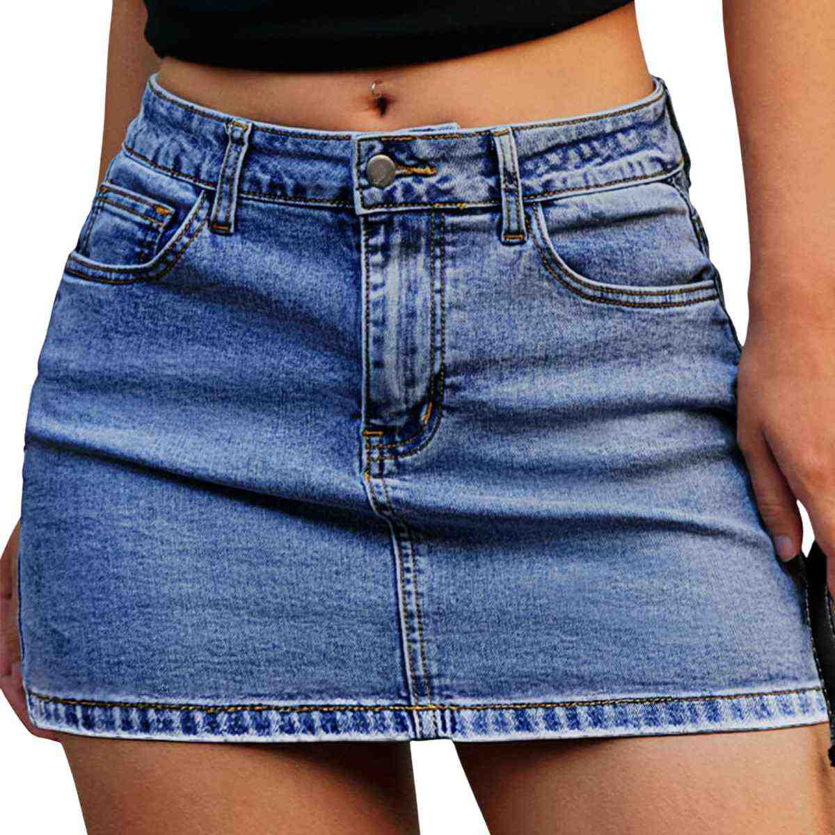 Women’s Classic Denim Mini Skirt