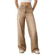 Women’s High Rise Loose Straight Wide Leg Jeans