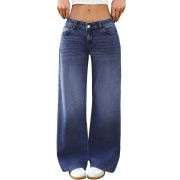 Women’s Low Rise Y2K Style Loose Denim Jeans